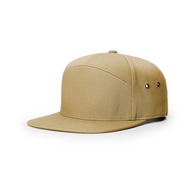 Richardson 257 7-Panel Twill Strapback Hat with Patch of Choice