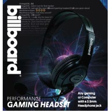 Billboard Black Performance Teleconference & Gaming Headset