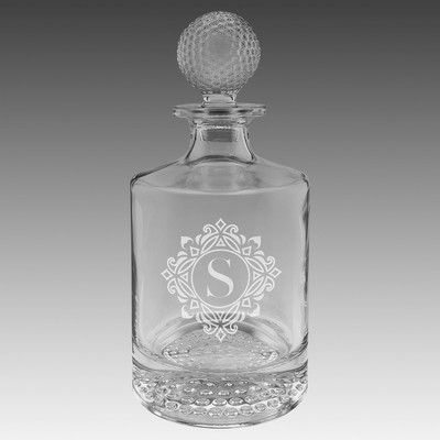 850ml Golf Glass Decanter in a Gift Box