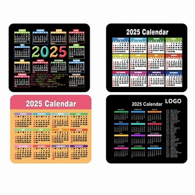 Desk Calendar Mouse Pad