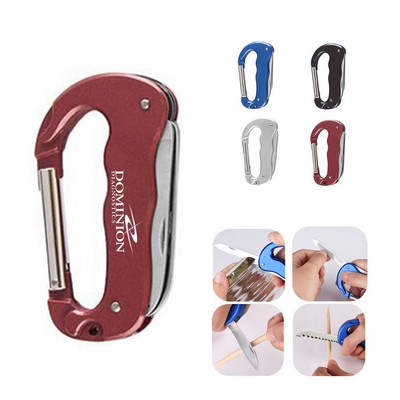 Carabiner Knife w/Bottle Opener