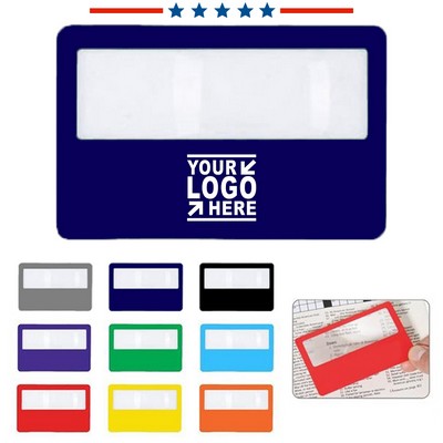 PVC Magnifying Glass Card