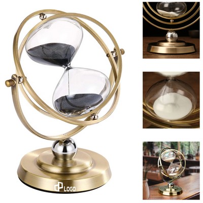 Metal-Framed Hourglass