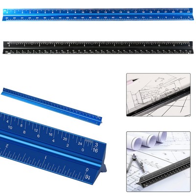 Aluminum Triangular Scale Ruler