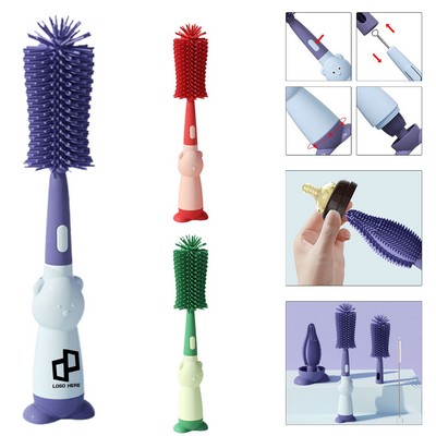 Multi-Functional Silicone Bottle Brush