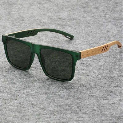 Retro UV Protection Bamboo Wood Sunglasses