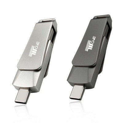 Dual Ports Swivel Flash Drive 2.0 & 3.0