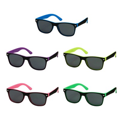 Kids Soft 2 Tone Classic Sunglasses