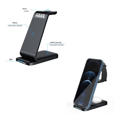 3" 1 15W Wireless Charging Stand