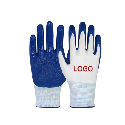 Dipped Nitrile Rubber Labor Protection Gloves