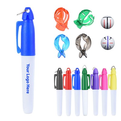 Golf Ball Line Drawing Marker Set