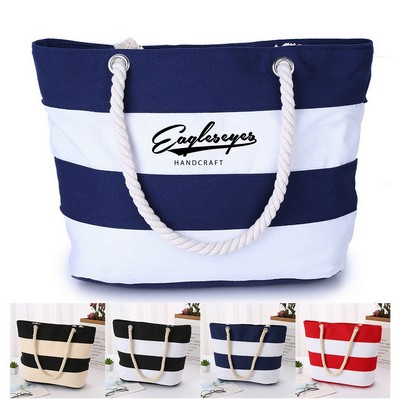 Summer Canvas Tote Bag