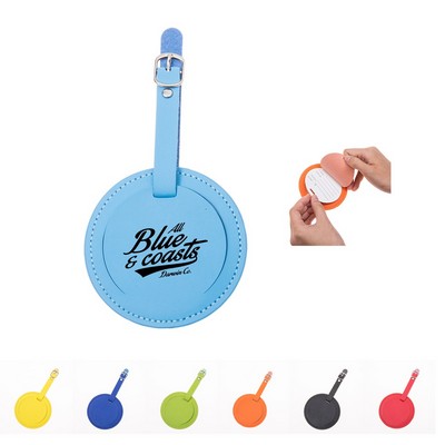 Promotional Round Luggage Tag