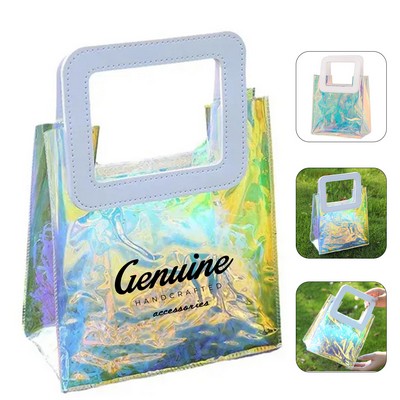 Iridescent Reusable Gift Bag with Handle
