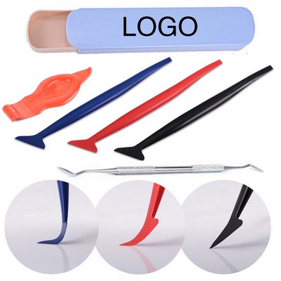 5-Piece Car Wrap Edge Squeegee Set