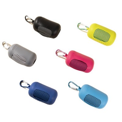 Portable Cooling Towel in Silicone Carabiner Case