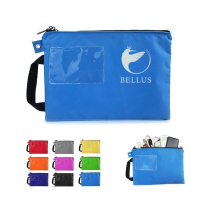 File Utility Pouch with ID Window