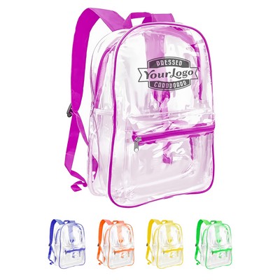 Durable See-Through Student Backpack