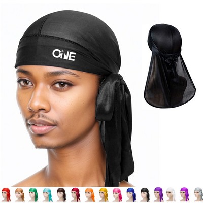 Silk Satin Durag Headwrap Dorag Wave Cap