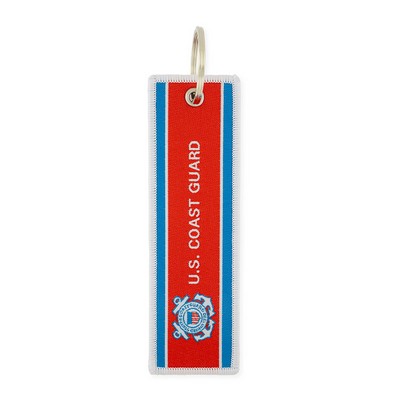 Officially Licensed U.S. Coast Guard Embroidered Keychain
