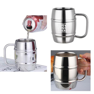 Stainless Steel Beer Mug 17oz.