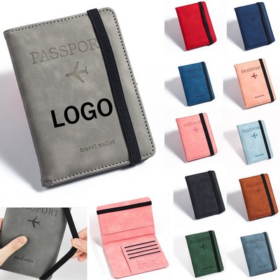 Passport Holder Travel Wallet With Card Slots