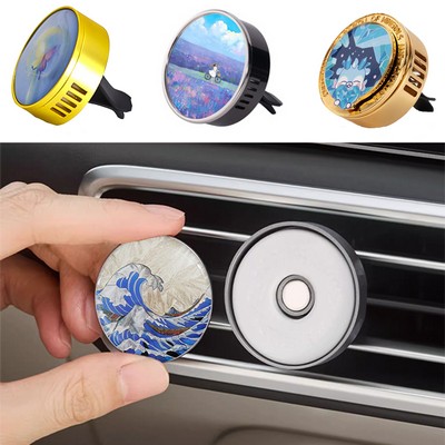 Round Car Air Freshener Clip