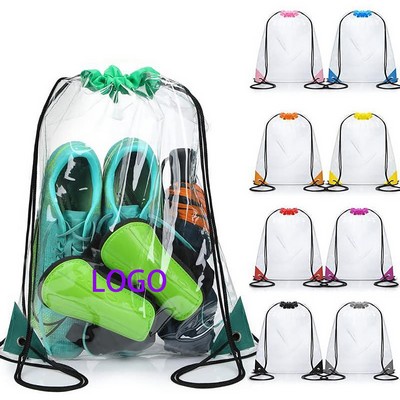 Pvc Clear Drawstring Bag