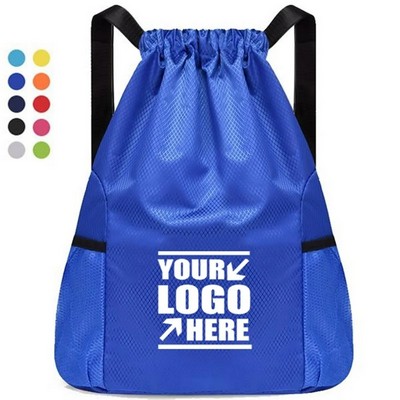 Water-Resistant Sports Cinch Bag