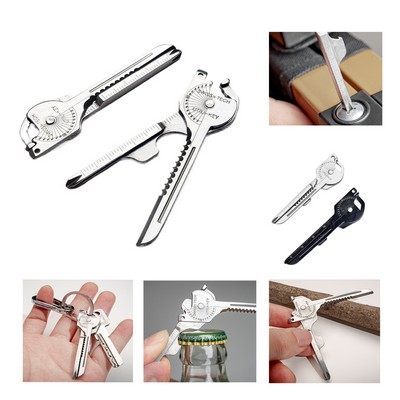 Multifunction Bottle Opener Screwdriver Keychain