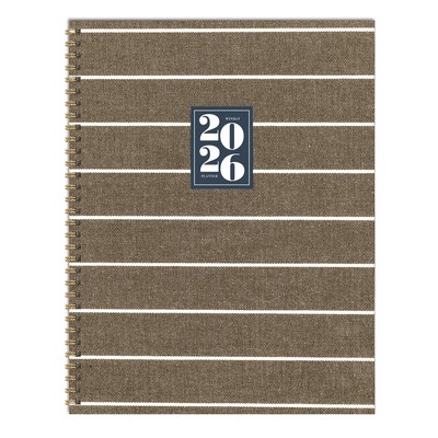 2026 Linen Large Weekly Monthly Planner