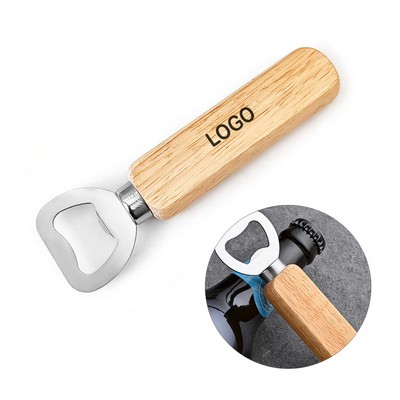Wooden Handle Bottle Opener