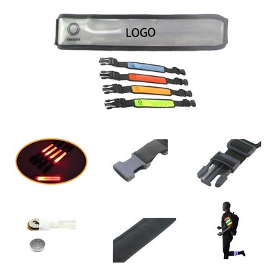 LED Light-Emitting Wristband For Night Running And Cycling