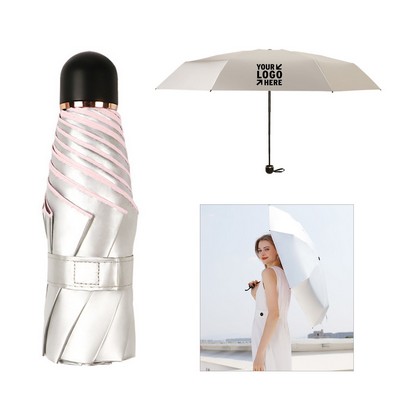 Titanium Silver Coating Sunscreen Umbrella