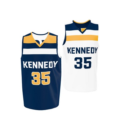 Men's/Youth Single Ply Reversible V-Neck BB Shirt