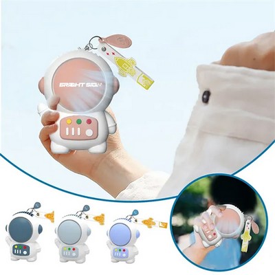 Astronaut Keychain Mini USB Bladeless Fan