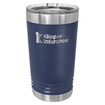 Polar Camel Navy Blue 16 oz. Pint with Slider Lid