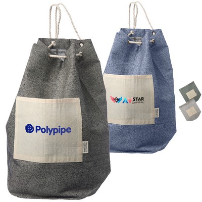 Recycled Cotton Rope Drawstring Backpacks