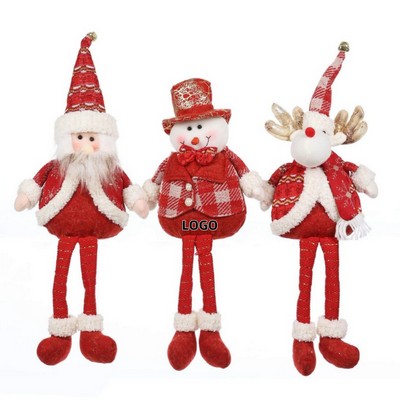 Handmade Knit Santa Doll