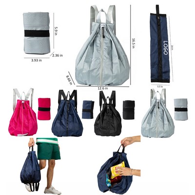 Large Capacity Folding Thickened Waterproof Shoulder Bag