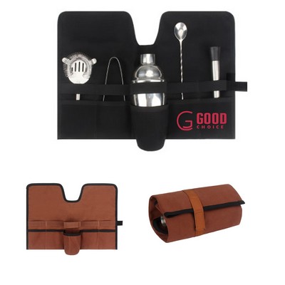 Canvas Bartender Roll Strap Bag