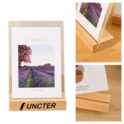 Vertical Acrylic Photo Frame 7"