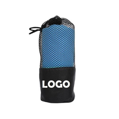 Mesh Drawstring Towel Bag