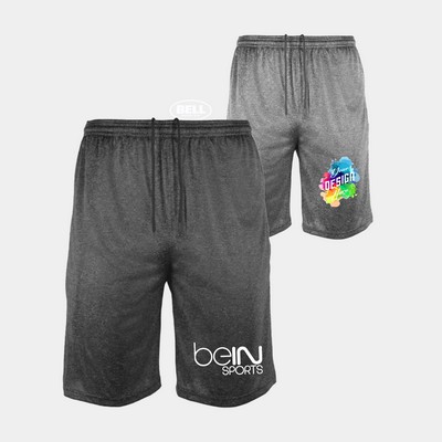 Men's 9" Heathered Performance Short with Pockets