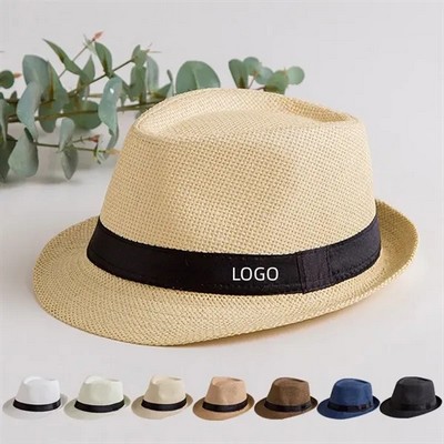 Straw Fedora Hat