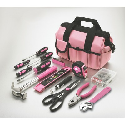 Allied 76-Piece Home Repair Tool Set - Pink