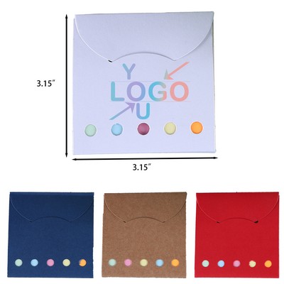 Compact Memo Pad with Sticky Notes