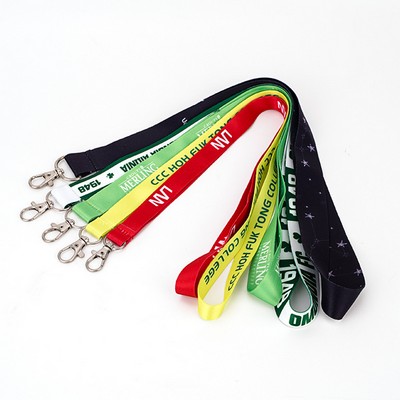 Polyester Custom Hang Tag Lanyard