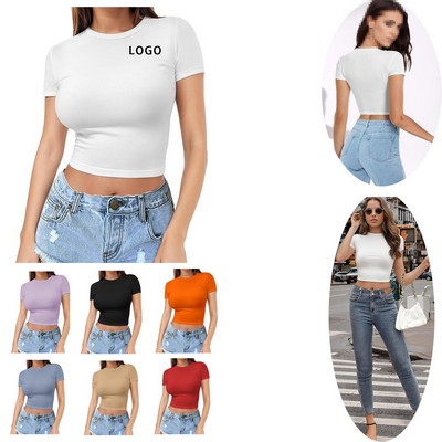 Sailor Collar Short Sleeved Shirt