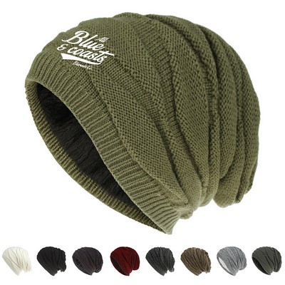 Winter Fleece Lined Beanie